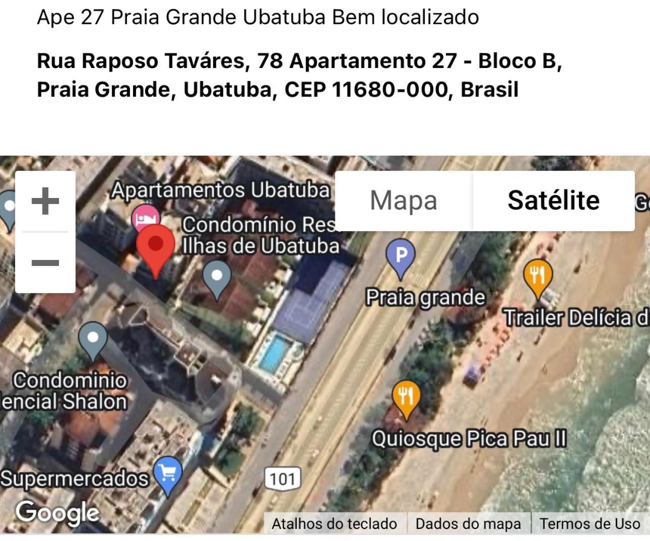 Ape 27 Praia Grande Ubatuba Bem Localizado Kültér fotó